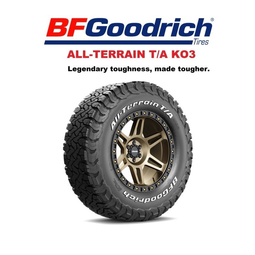 Ban BFGoodrich ALL TERRAIN T/A KO3 285 70 R17 BFG Mobil Rubicon Wrangler JK JT JL Hilux Land Cruiser