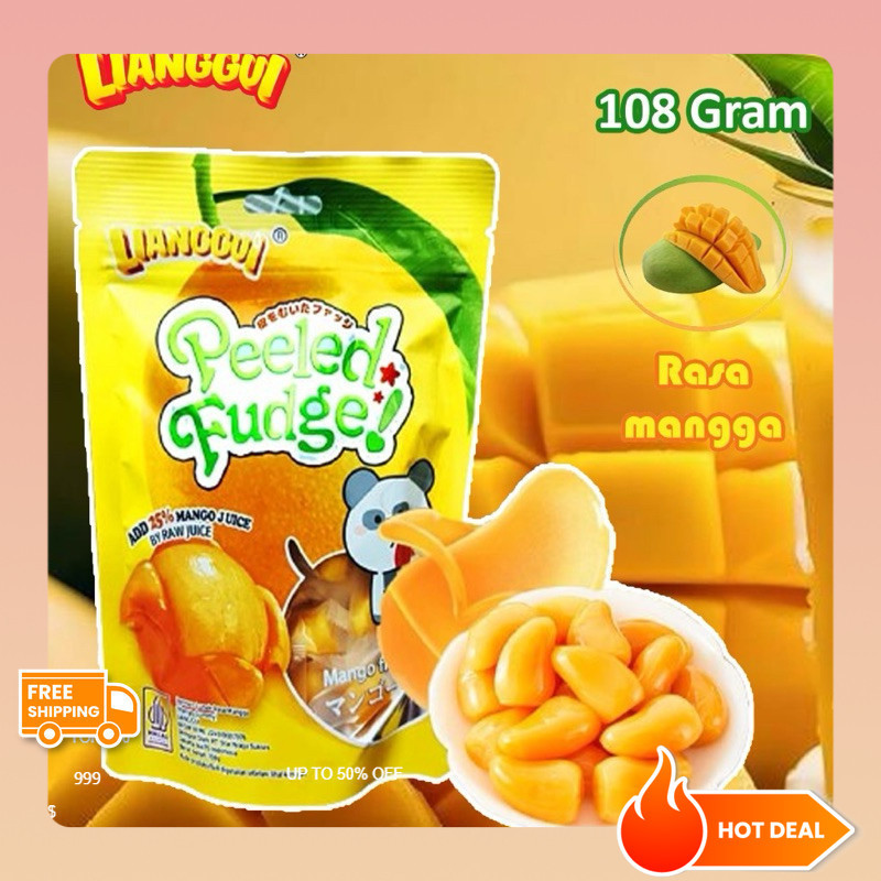 

[Permen kupas viral][Mendukung COD]HALAL LIANGGUI PERMEN LUNAK VIRAL ANEKA RASA BUAH Peeled Fudge 4 rasa (mangga, jeruk, strawberry, lychee) Jellybean fruity Permen jagung Manis Permen jelly Camilan kantor Camilan santai