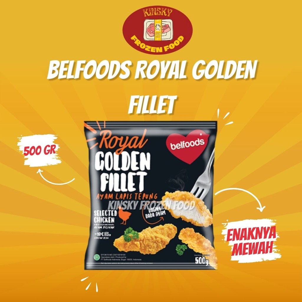 

BELFOODS ROYAL GOLDEN FILLET 500GR