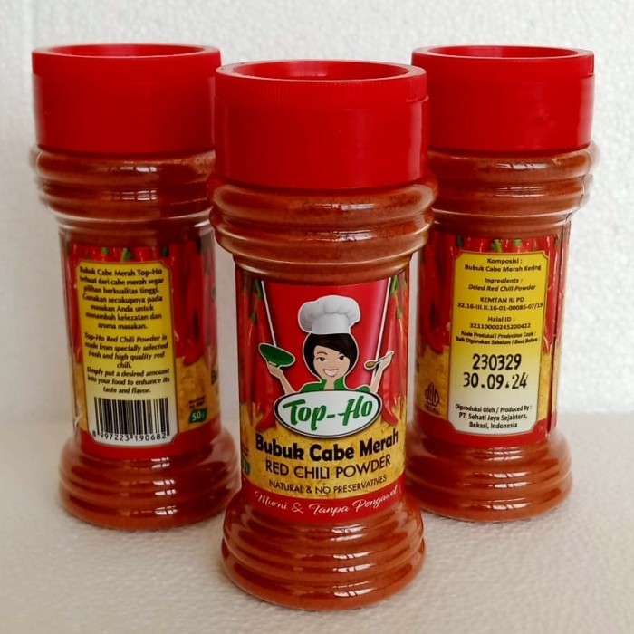 

TOPHO BUBUK CABE MERAH / RED CHILI POWDER 50g