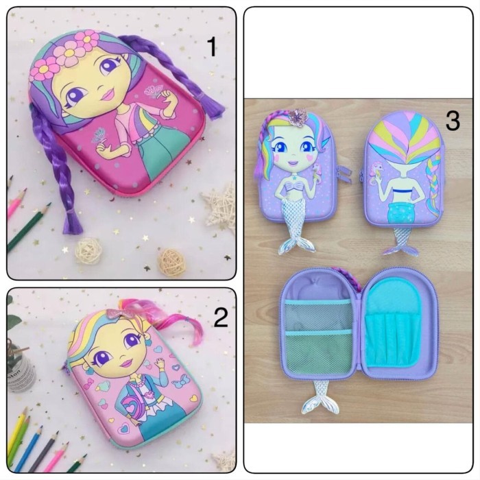 

[New]Promo Pencil Case Dolly Model Smiggle / Kotak Pensil Dolly - No 1