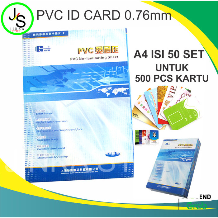 

Pvc Id Card / Bahan Pvc Id card A4/ Polos Original - pvc biru