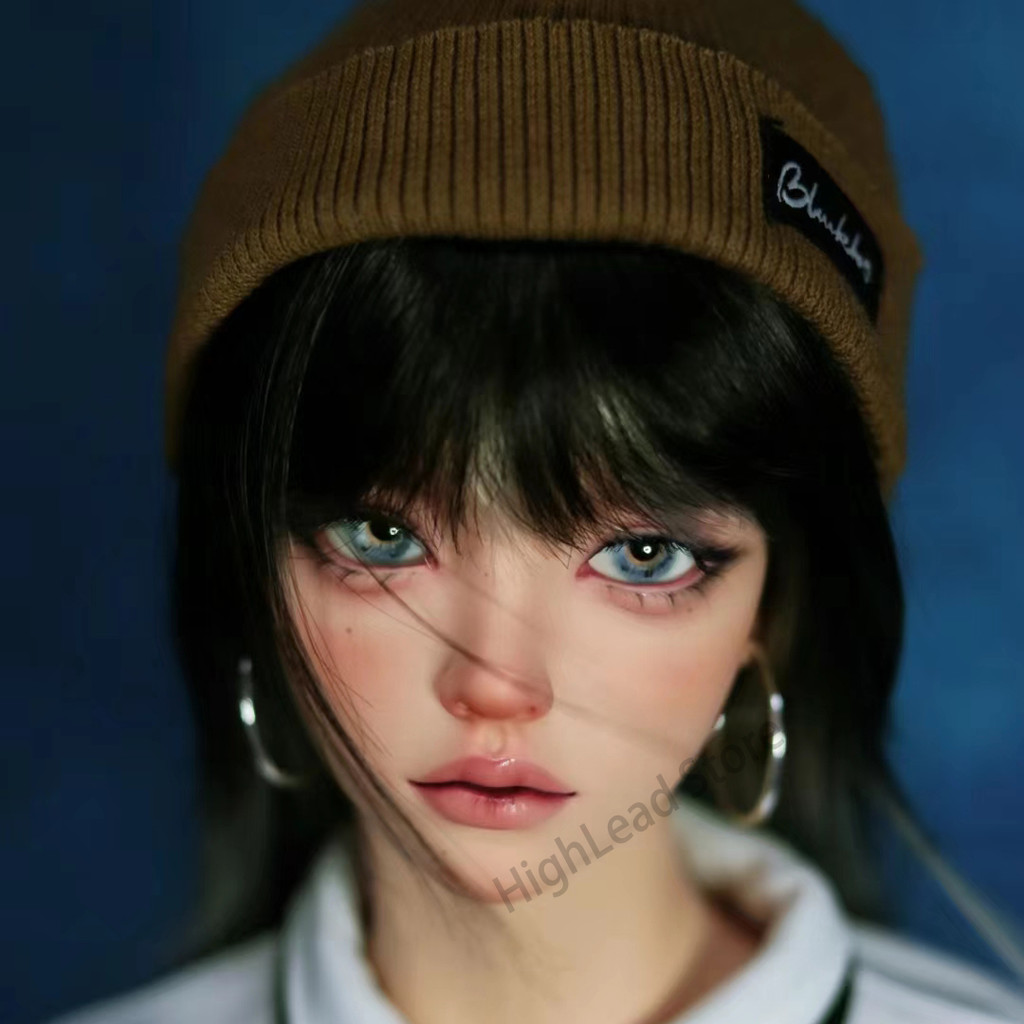 1/3 BJD Doll Head No Makeup Resin Girl Doll Head DIY Doll Accessories BJD Doll Toys Without Makeup