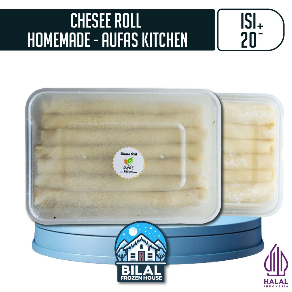 

Cheese Roll Isi 20 (Homemade & Frozen) - aufas kitchen