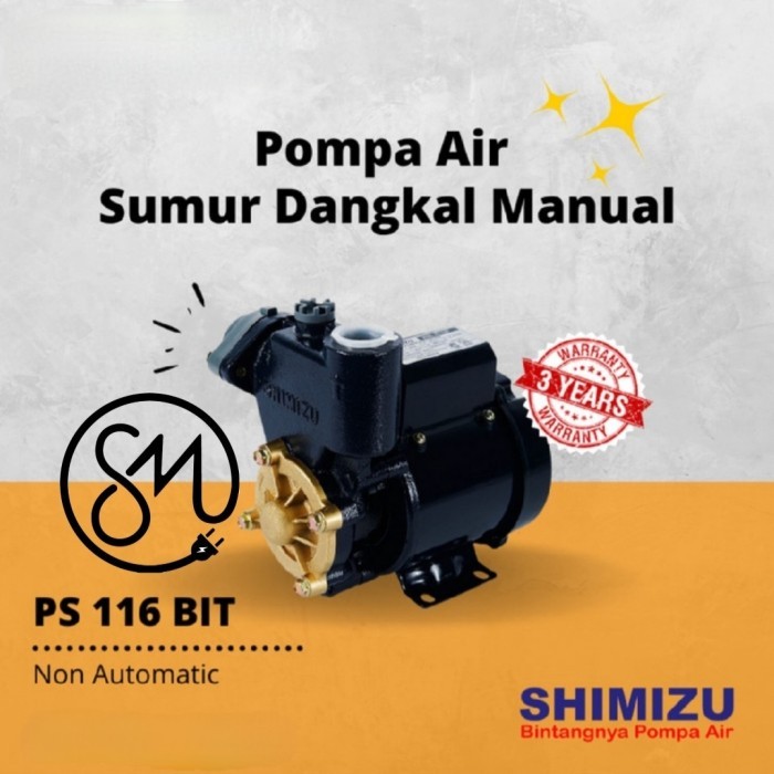 Pompa Air Shimizu PS-116 BIT 116BIT PS116BIT