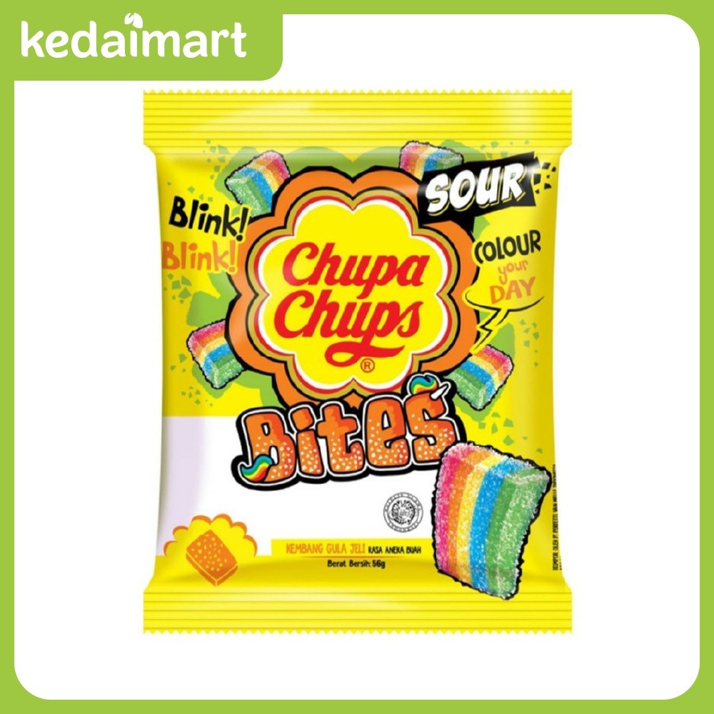 

Chupa Chups Sour Bites Fruit Mix 56 Gram