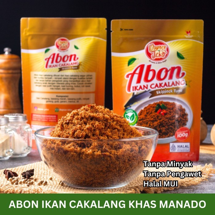 

Abon ikan cakalang khas Manado -
