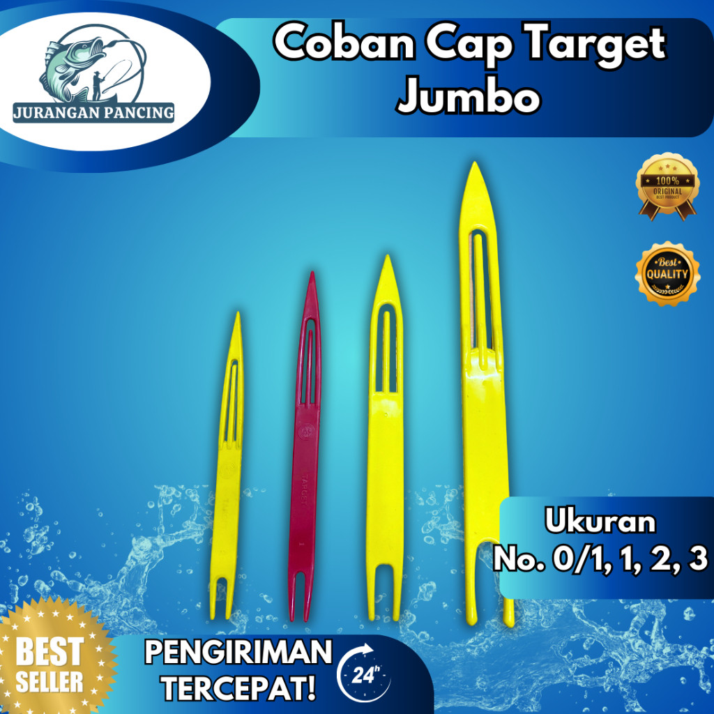 Coban  Cap Target Jumbo Alat Jahit / Alat Rajut Jaring Ikan dan Jala / Jarum Sulam Jaring