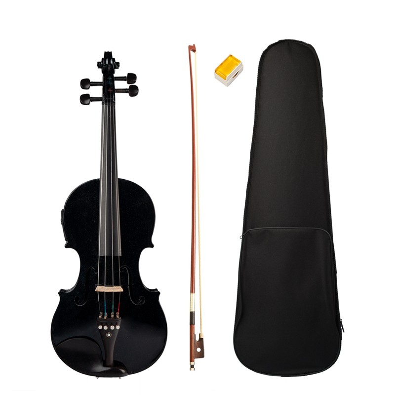 4/4 Full-Size Violin Violin Sound And Electric Violin Solid Wood Body Ebony Accessories High Quality