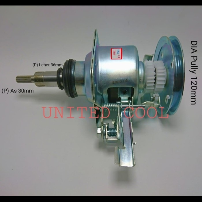 TFE Gearbox Mesin Cuci LG 1 Tabung 10-14Kg 1500W Kapasitas Tinggi