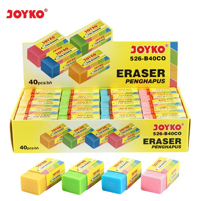

PENGHAPUS KECIL WARNA WARNI MEREK JOYKO B 40CO 1 PCS