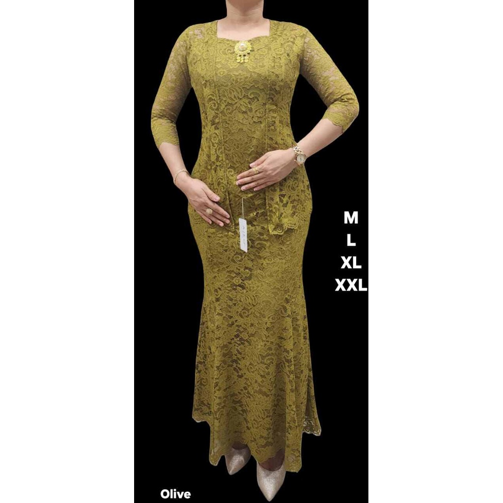 RN Stelan Kutu Baru Rok Panjang/Stelan Renda Brokat/Stelan Blus dan Rok