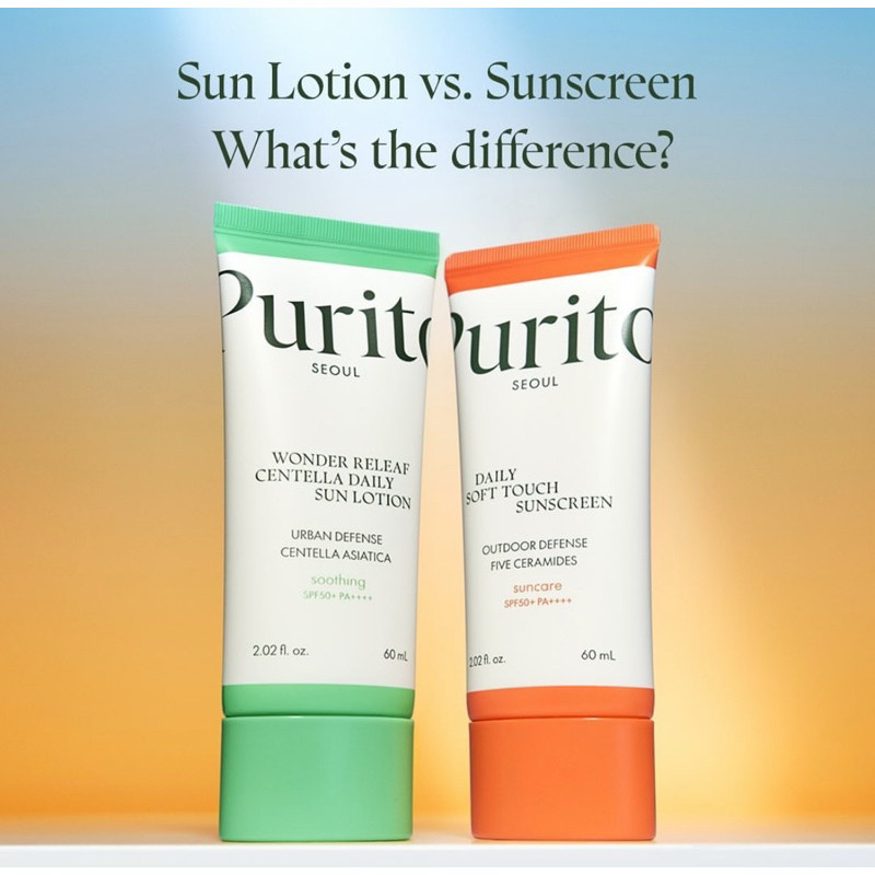 Purito Sunscreen | Purito Wonderleaf Centella Daily Sun Lotion | Daily Soft Touch Sunscreen
