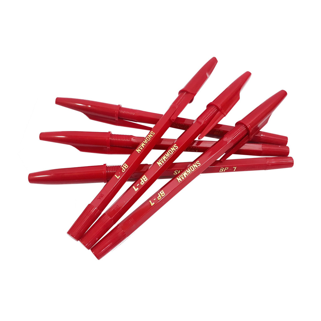 

Snowman Bp-7 Merah Pulpen Ballpoint