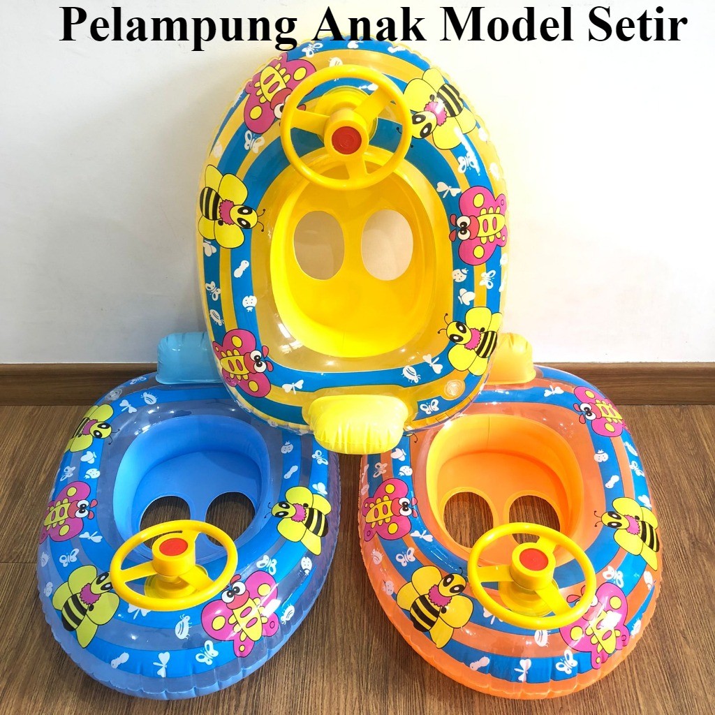 Ban Berenang Bayi Duduk / Pelampung Setir Anak/Pelampung Duduk Bayi Model Perahu/Baby Swim Trainer