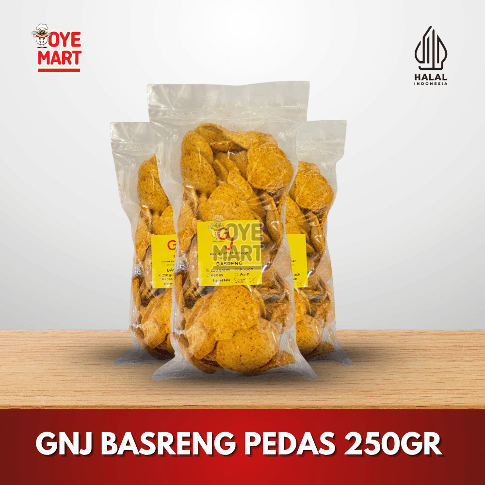

GNJ BASRENG PEDAS 250GR CEMILAN SNACK KRIPIK BASO GORENG BANDUNG
