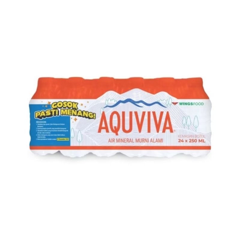 

New Aquviva 250ml 700ml Air Botol Mineral KemasanPremium