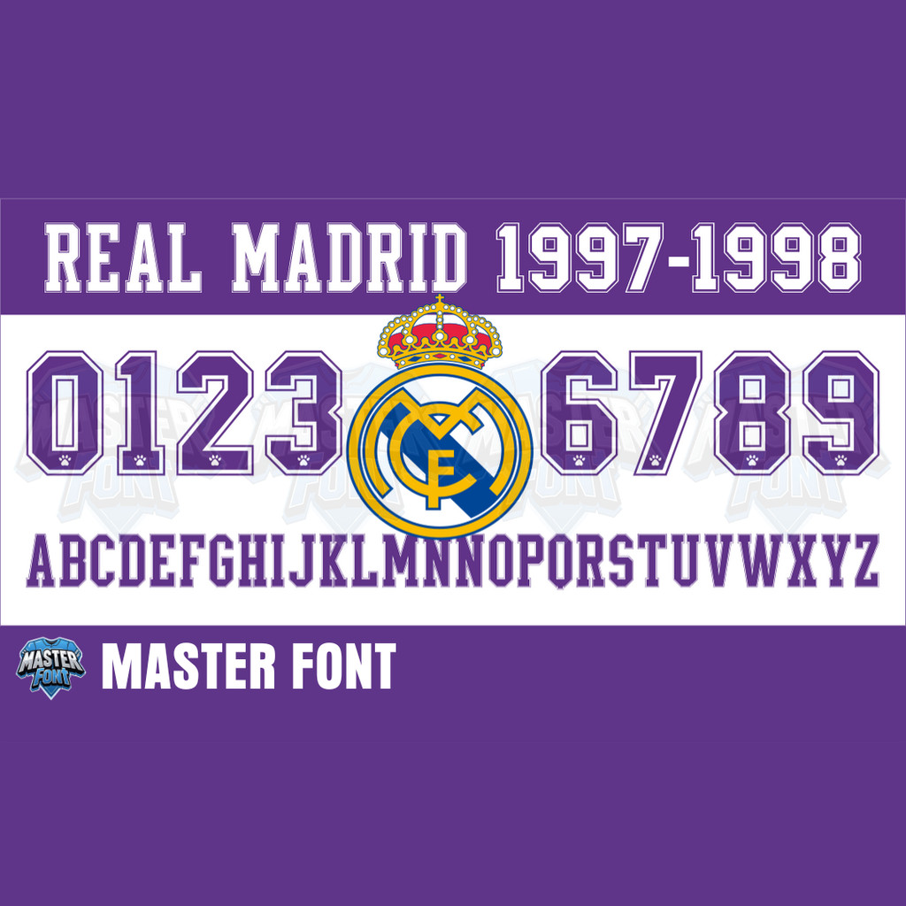 Nameset Jersey - Real Madrid  1997