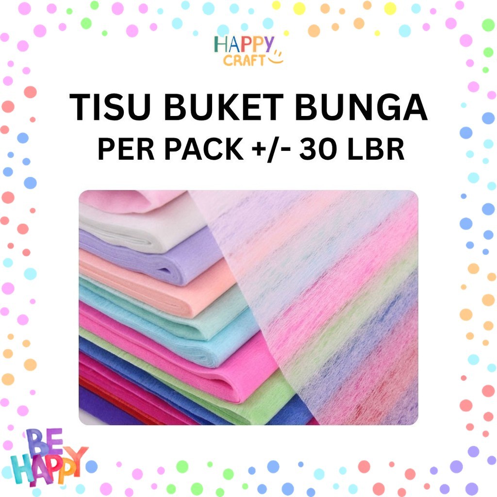 

[ 1 pack ] Kertas Tisu Buket Bunga / Tissue Cotton Paper Flower