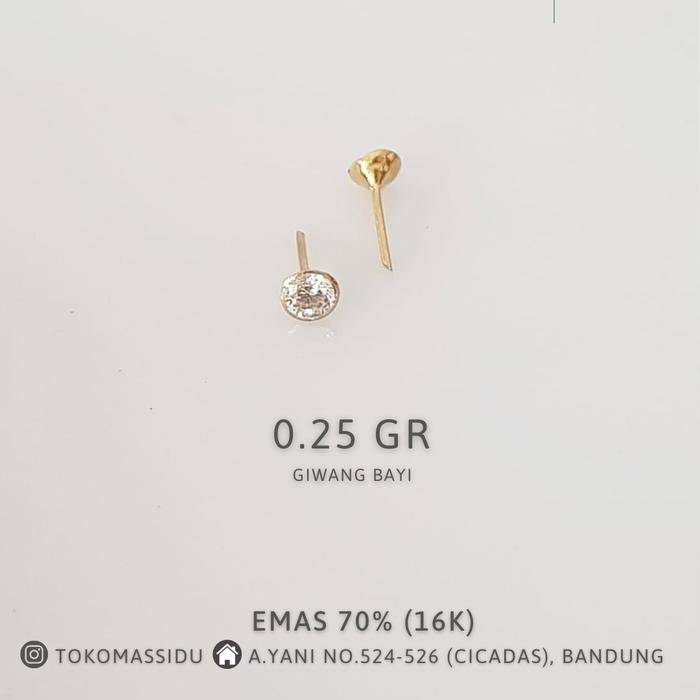 GIWANG BAYI PRMATA, MAS 70% 0.25 GR