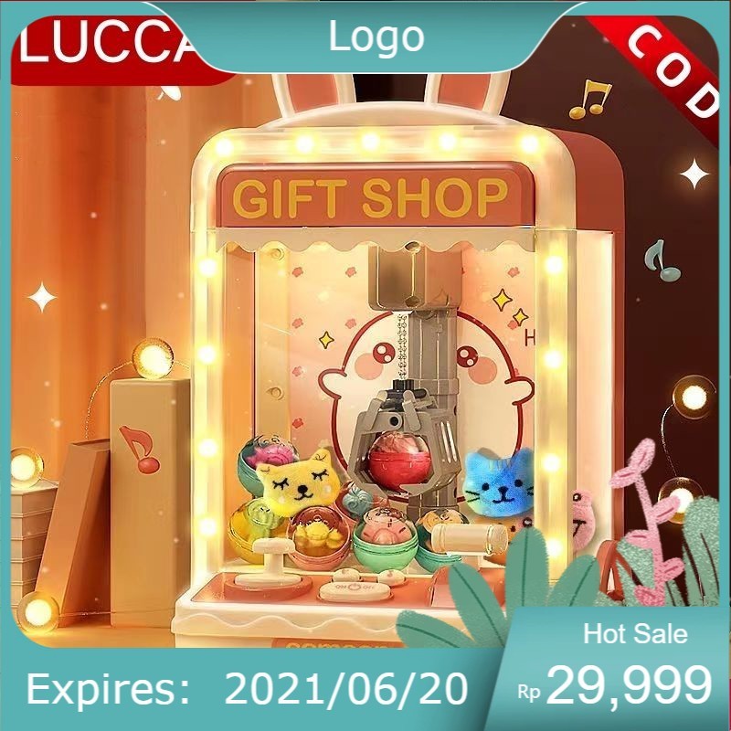 mainan anak yang bikin anak senang mainan anak Mainan Anak Claw Machine Jumbo Kartun Otomatis Mesin 