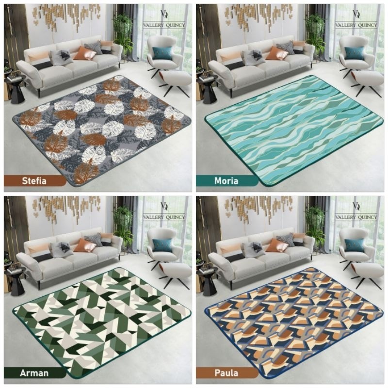Karpet Vallery Quincy Ukuran 150x190 / Karpet Selimut Vallery Quincy 150x190