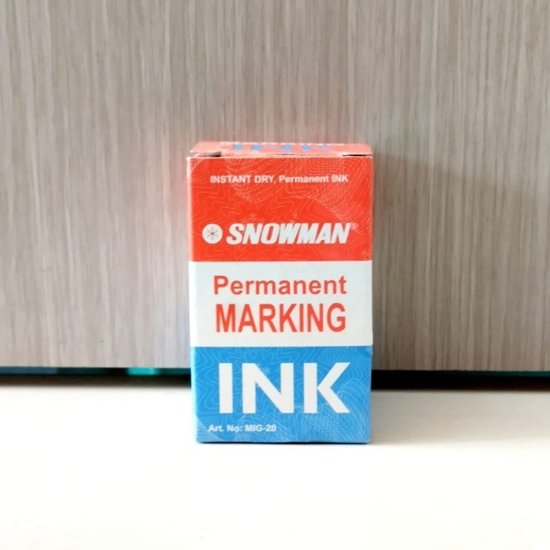 

Tinta Isi ulang Spidol Permanent/Tinta Refil Permanen Ink Snowman - ARM