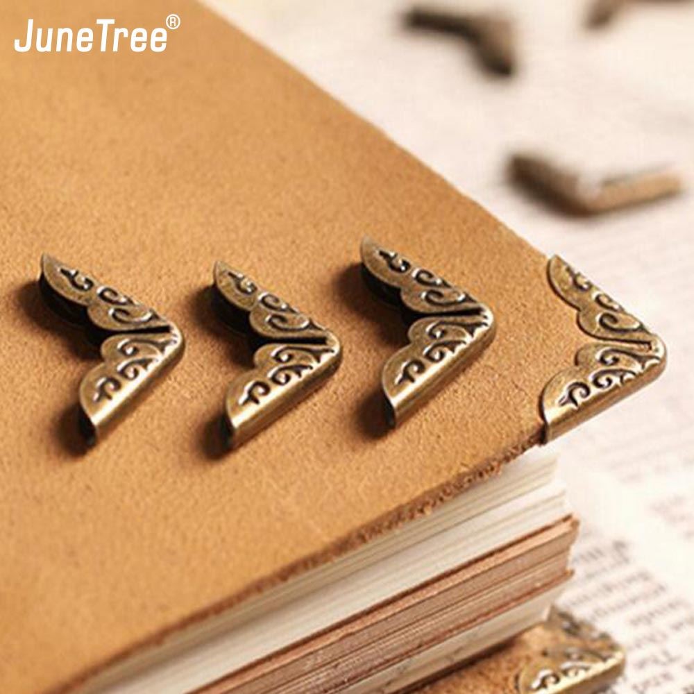 

Metal Corners Notebook Corner Protector Fine Side Book Tone Scrapbooking Albums Menus Folders Corner Protectors Gold Card File