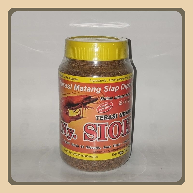 

Trasi Terasi Udang Matang Ny Siok 150 Gram Original