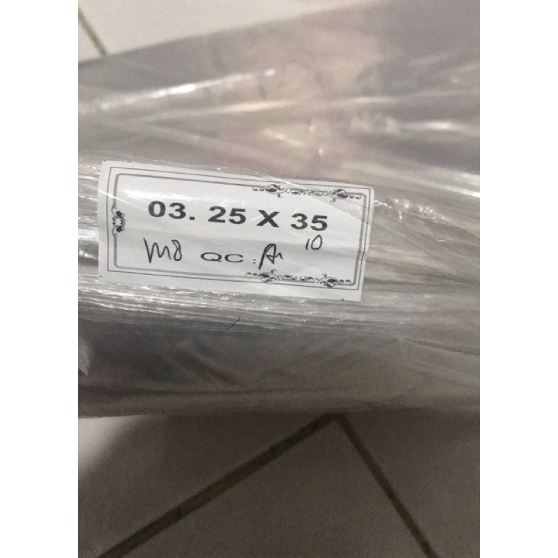 

Plastik baju bening opp isi 500pc