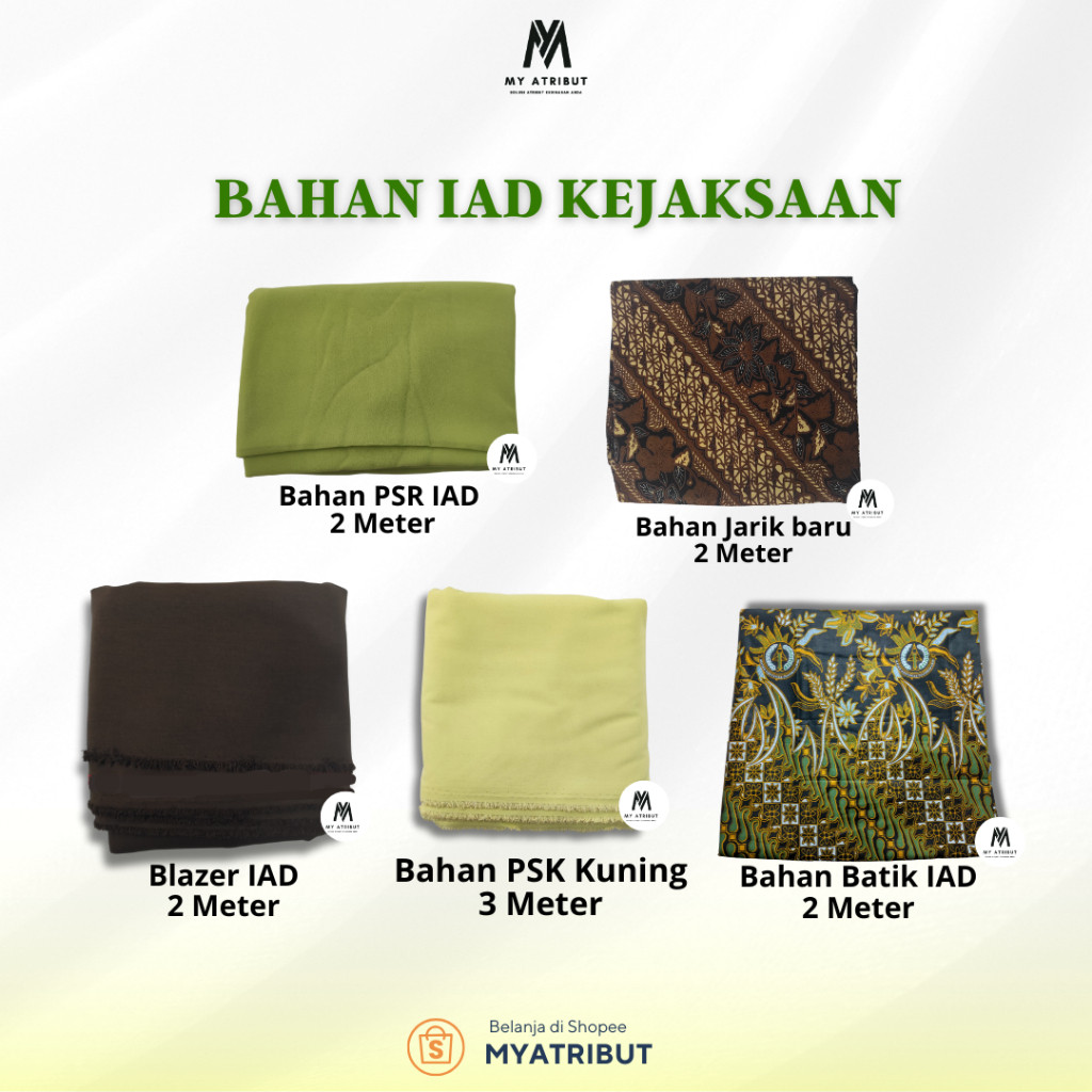 Bahan IAD Kejaksaan, Bahan Psk arisan kuning, psr kebaya, batik iad, blazer iad, jarik iad kejaksaan