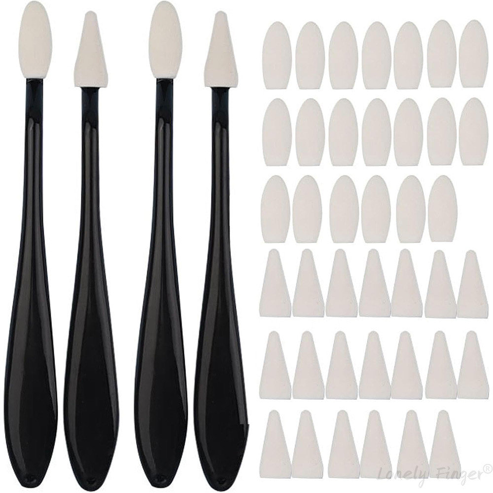 

4pcs Paper Art Blending Stumps, Sketch Erase Sponge Wiper, 2 Head Types, 40 Replacement Sponge Wipes, Sketch Drawing Tools