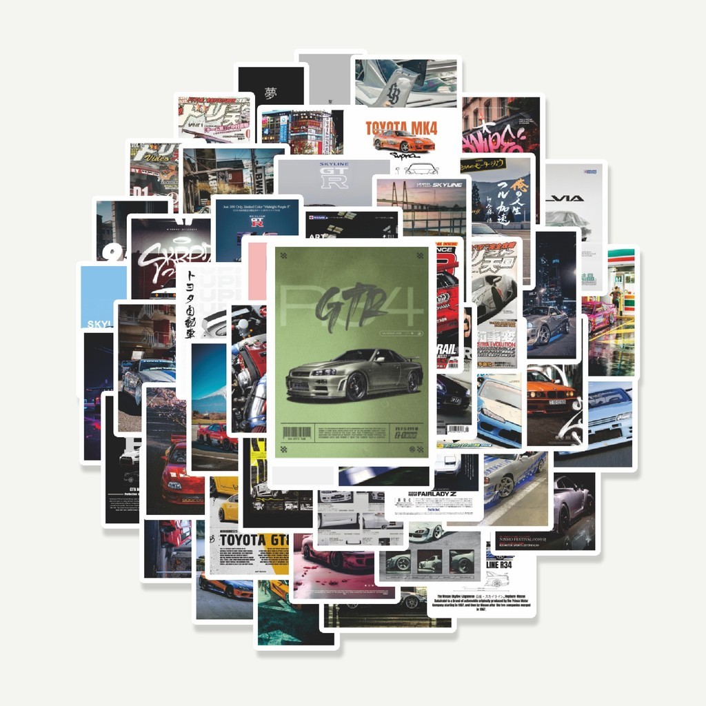 

Sticker Pack Stiker Poster Mobil | Sticker TUMBLR | Stiker LAPTOP KOPER HELM