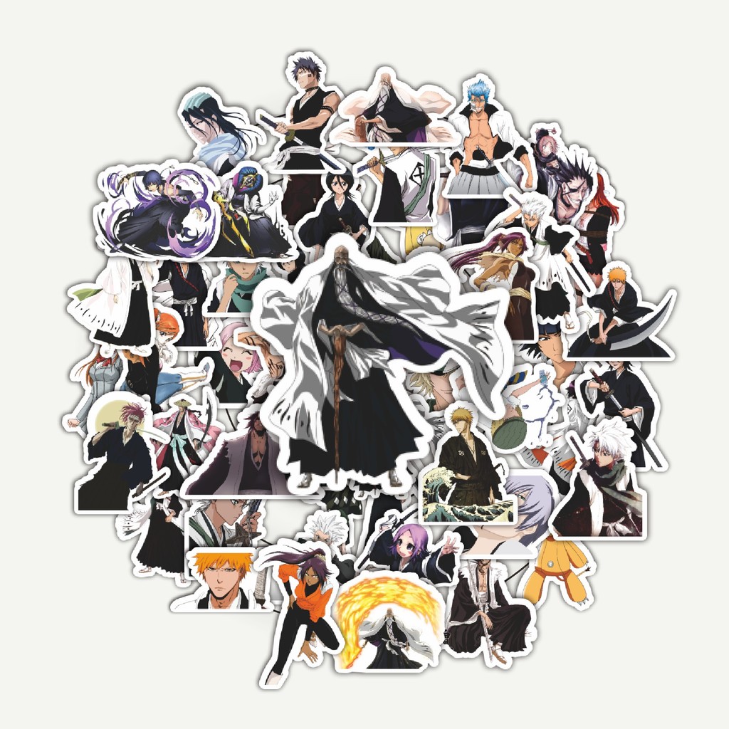 

Sticker Pack Stiker Anime Bleach : Thousand-Year | Sticker TUMBLR | Stiker LAPTOP KOPER HELM