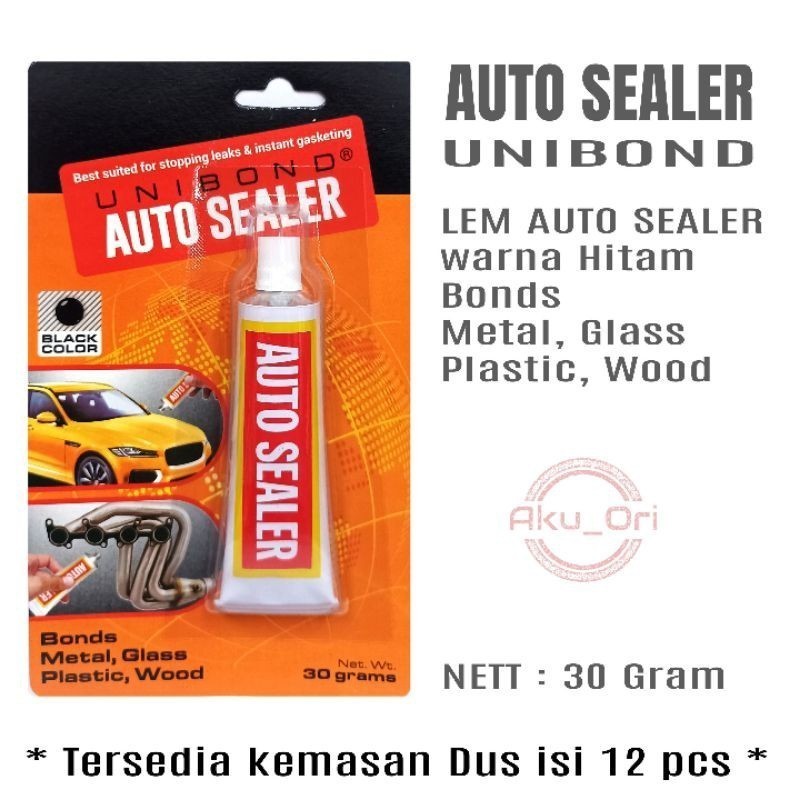 

LEM UNIBOND auto siler sealer hitam american USA kualitas terbaik