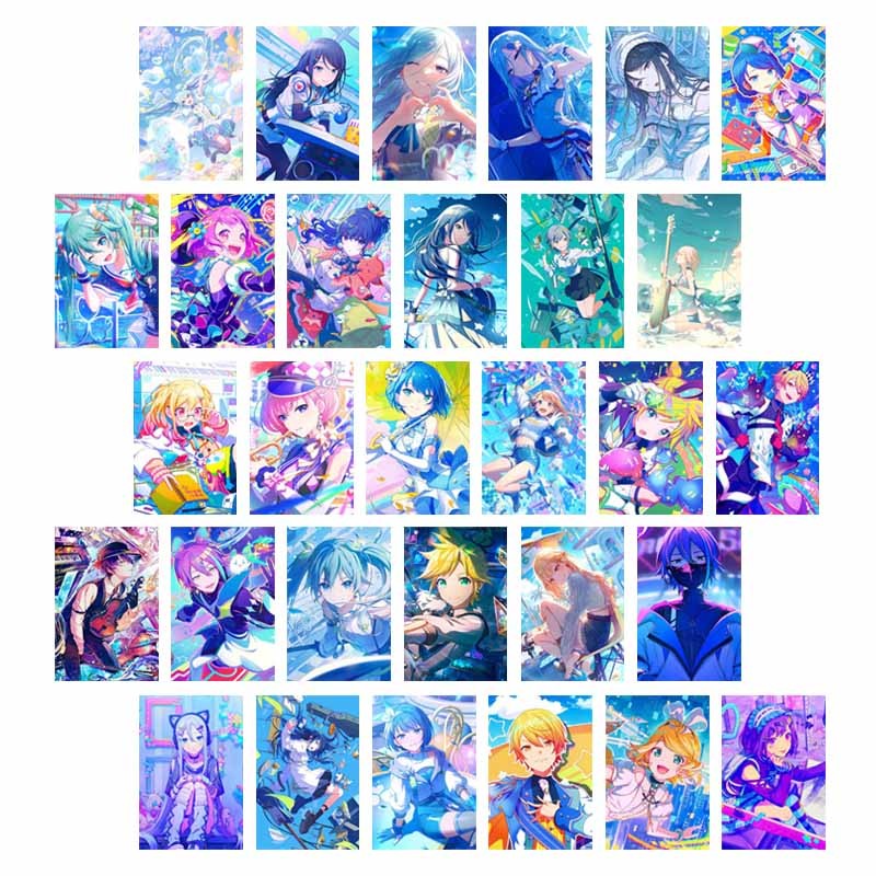 

10/30 PCS PJSK Wonderlands×Showtime Postcards Home Dorm Decoration Poster Y2K Athletic Wall Collage Kit Prints Mural Teens Gifts
