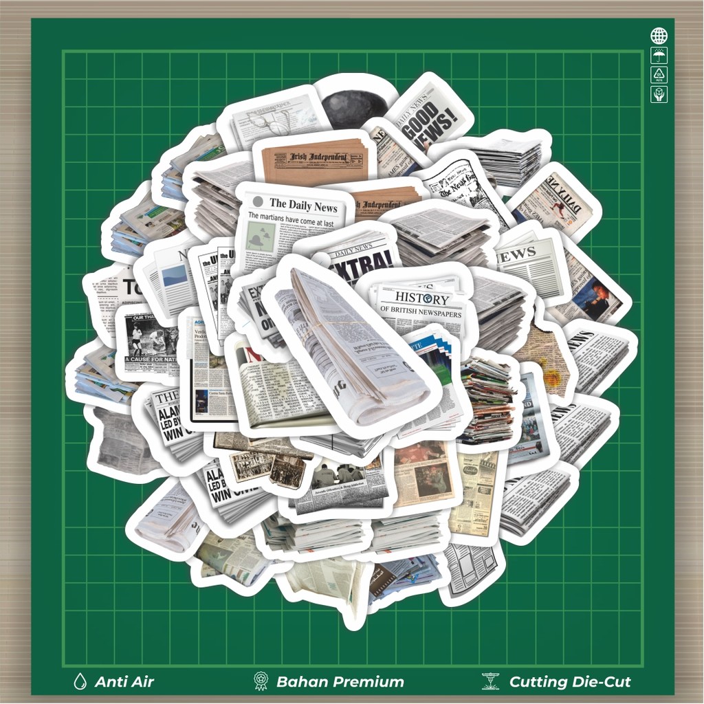 

HOT 50 PCS STIKER Sticker Koran Sticker Stiker Fashion Cars Decal Dingin Kartu Album Custom Vinyl Anti Air- Sticker Aesthetic Buku Journal Koper Casing HP Tablet Laptop Helm Motor Botol Minum