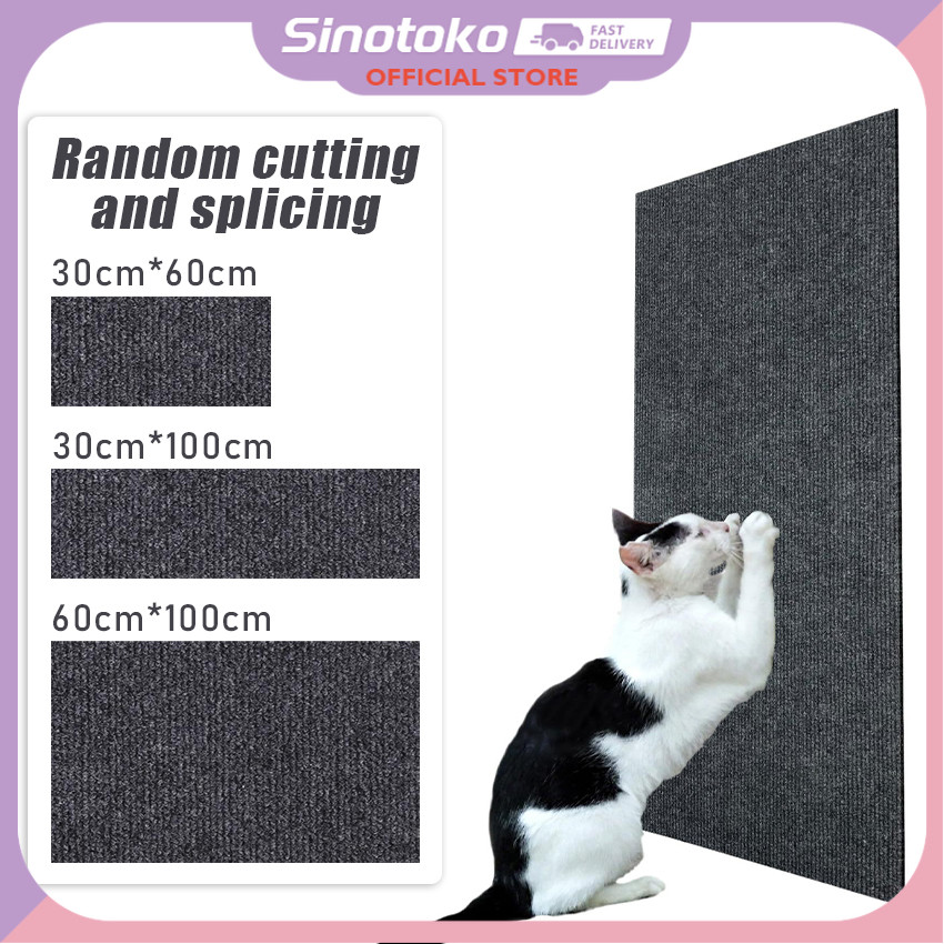 Cat Stiker panjat kucing Scratching Board Kucing 2-in-1 / Karpet Garukan Premium untuk Pelindung Sof