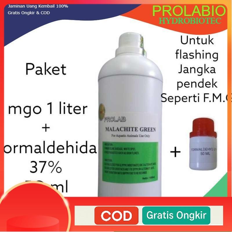 prolabio MALACHITE GREEN/FMG/obat ikan/1 liter/obat ijo ikan/obat hijau ikan