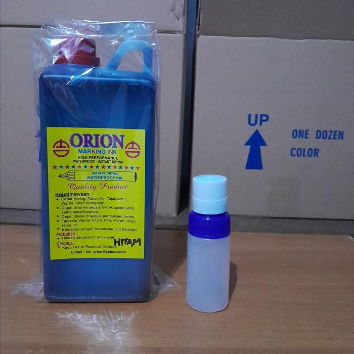 

Tinta Spidol Permanen Orion/ Tinta Karung / Tinta Ekspdedisi - Hitam