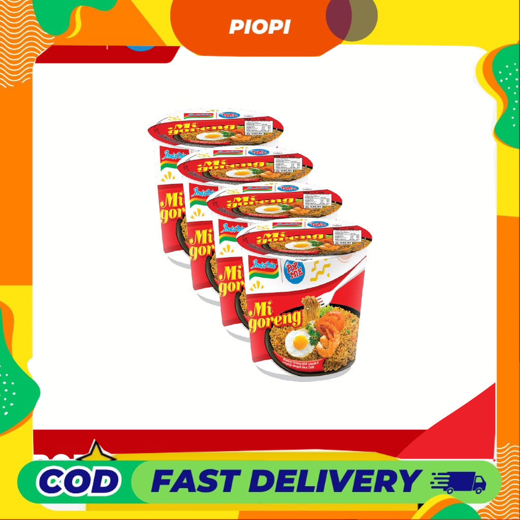 

PIOPI 4 PCS - Pop Mie Goreng Rasa Indomie Goreng 75 Gr