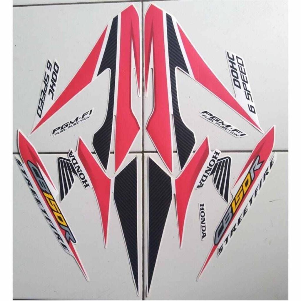 Striping Ori body Honda CB150R StreetFire 2013 2014 stiker bawaan original bodi honda cb old cb 150r