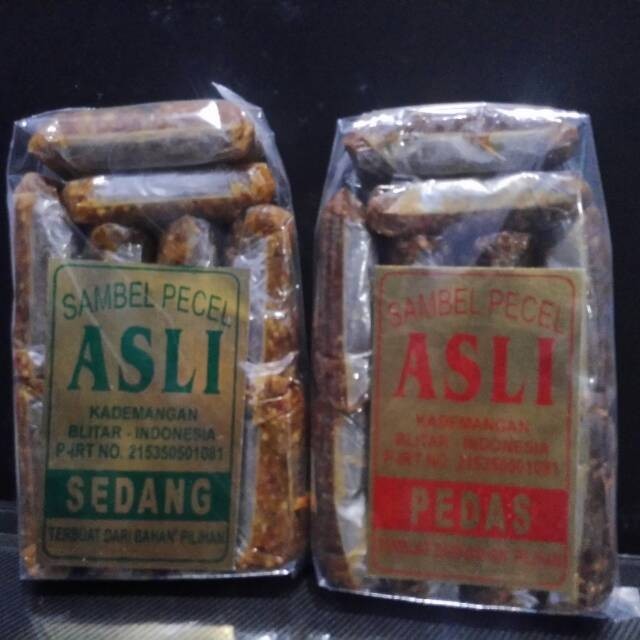 

H FJM-02 Sambel pecel 400 gr "ASLI" Blitar ___