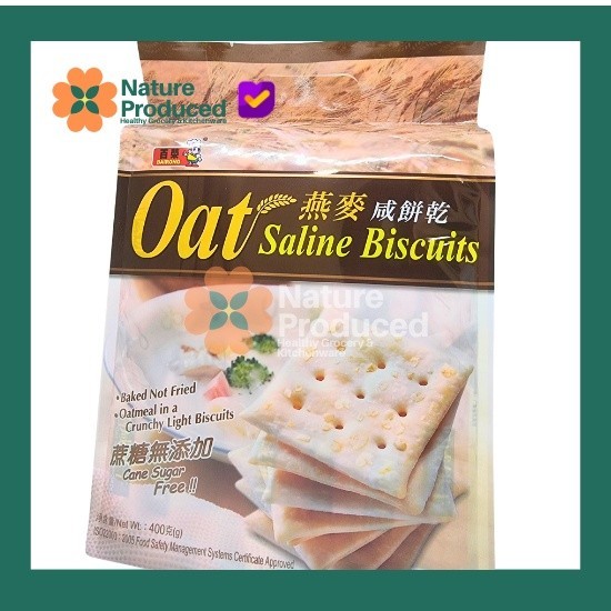 

[Bairong] Oat Saline Biscuits 400g – Biskuit Oat Gurih Rendah Gula | Camilan Sehat Kaya Serat HALAL