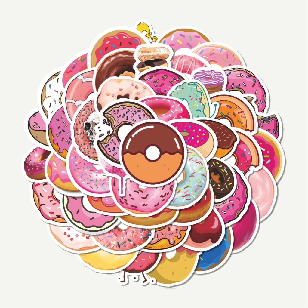 

Sticker Pack Stiker Delicious Doughnut [Donat Lezat] | Sticker TUMBLR | Stiker LAPTOP KOPER HELM