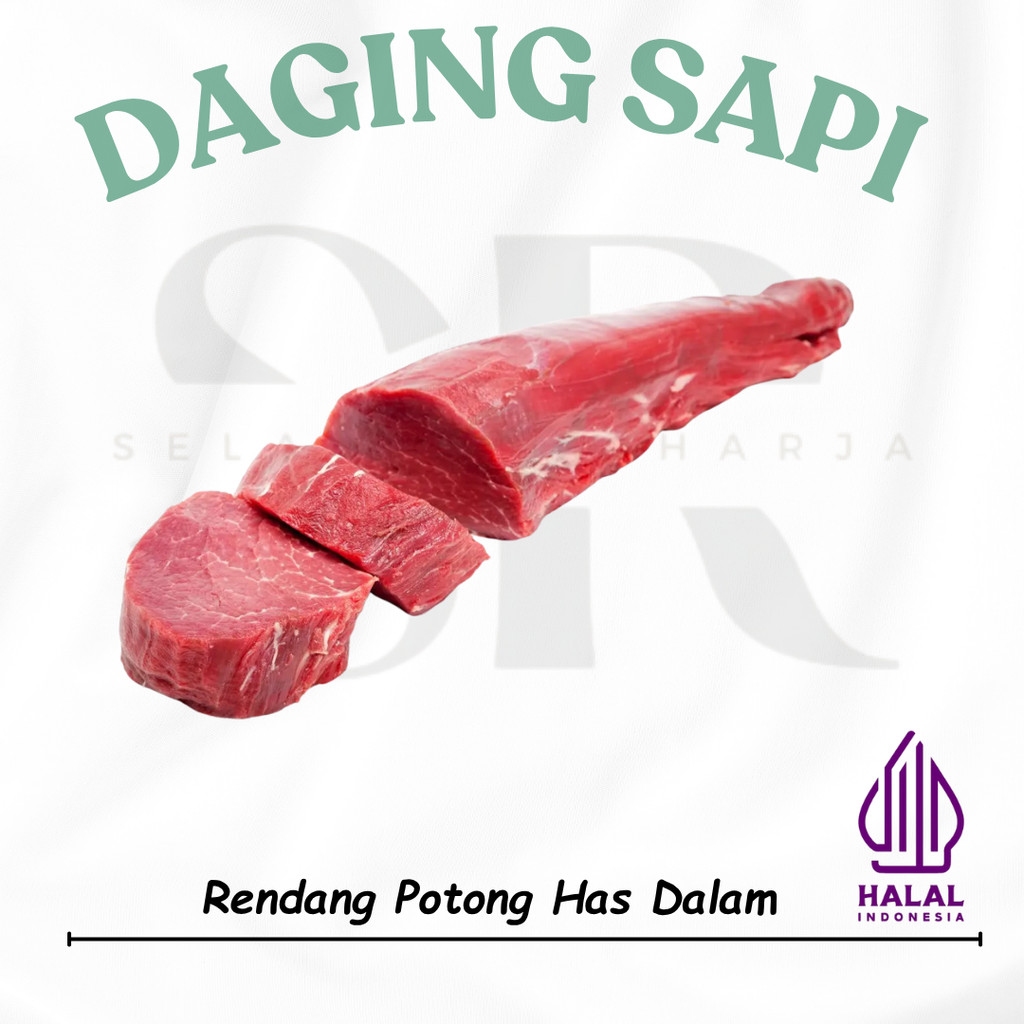 

Daging Sapi Potong/Daging Rendang Soto Premium Tenderloin/Has Dalam 500 gr Tangerang Selatan
