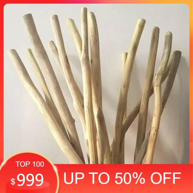 Ranting kayu Macrame / Ranting kayu jati untuk kerajinan - 100cm LR2