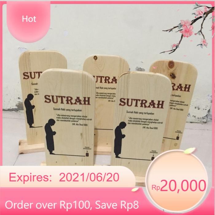 

sutrah kayu ukuran 17x30cm LR17