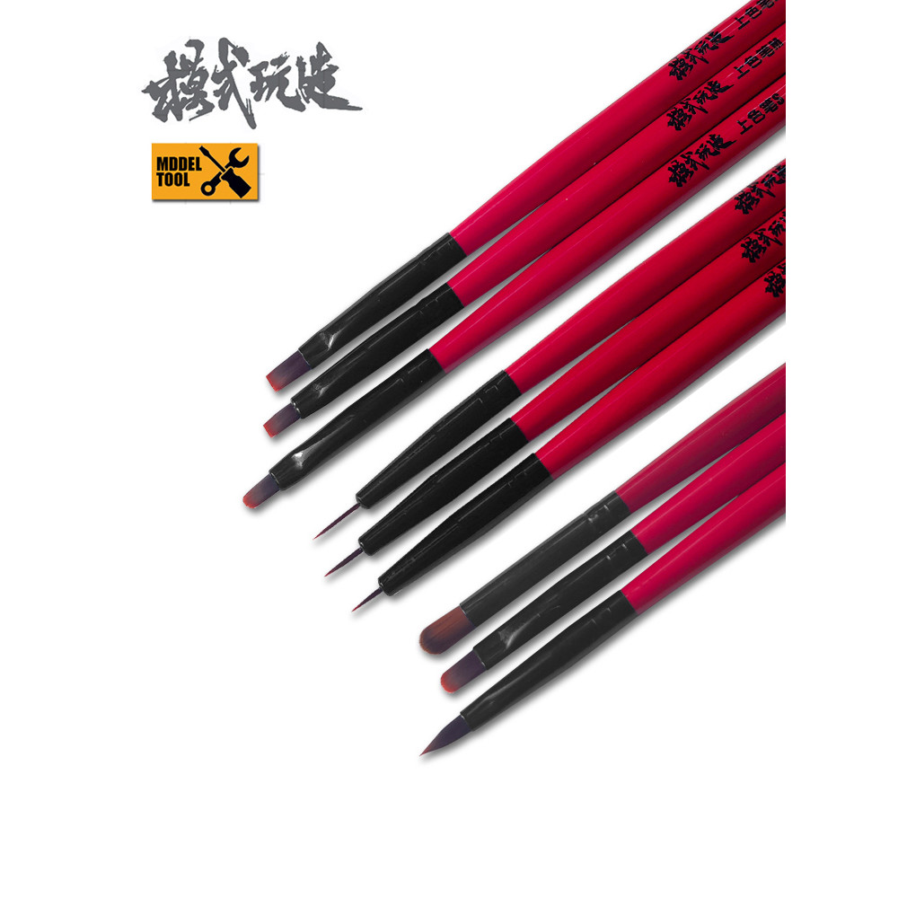 

MOSHI Modeling Hand Paint Brush Set Outlining, coloring, old effects, brush sets Corrosion resistant and easy to clean