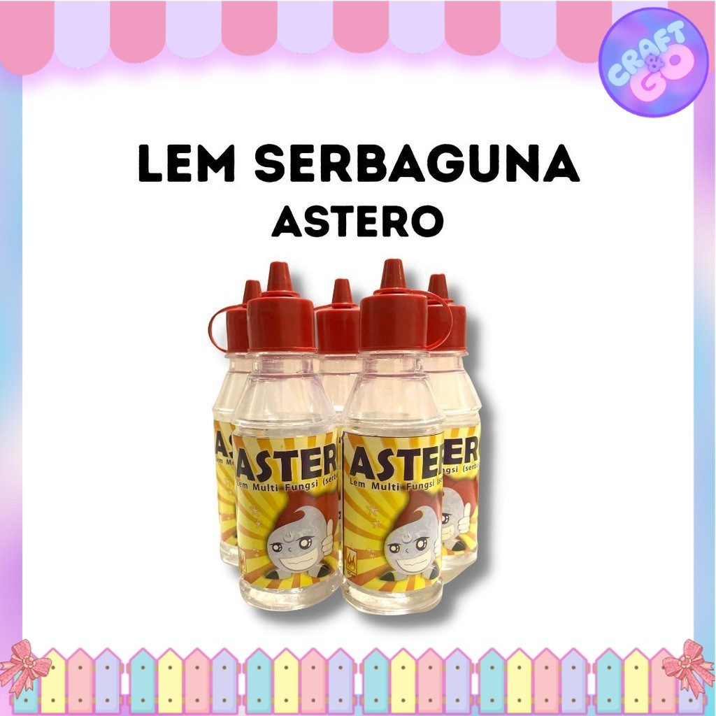

Lem Kain Jahit merk Astero Lem Patch Bordir Ukuran 85 ml Lem Kain Baju Lem Bordir Lem Serbaguna